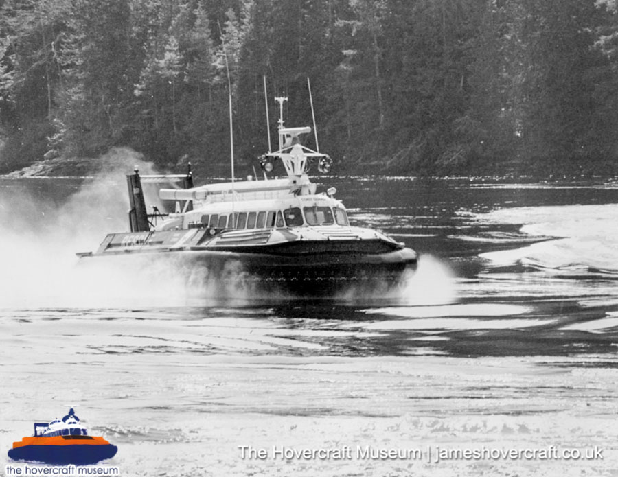 SRN6 with the Canadian Coastguard -  (credit: The <a href='http://www.hovercraft-museum.org/' target='_blank'>Hovercraft Museum Trust</a>).
